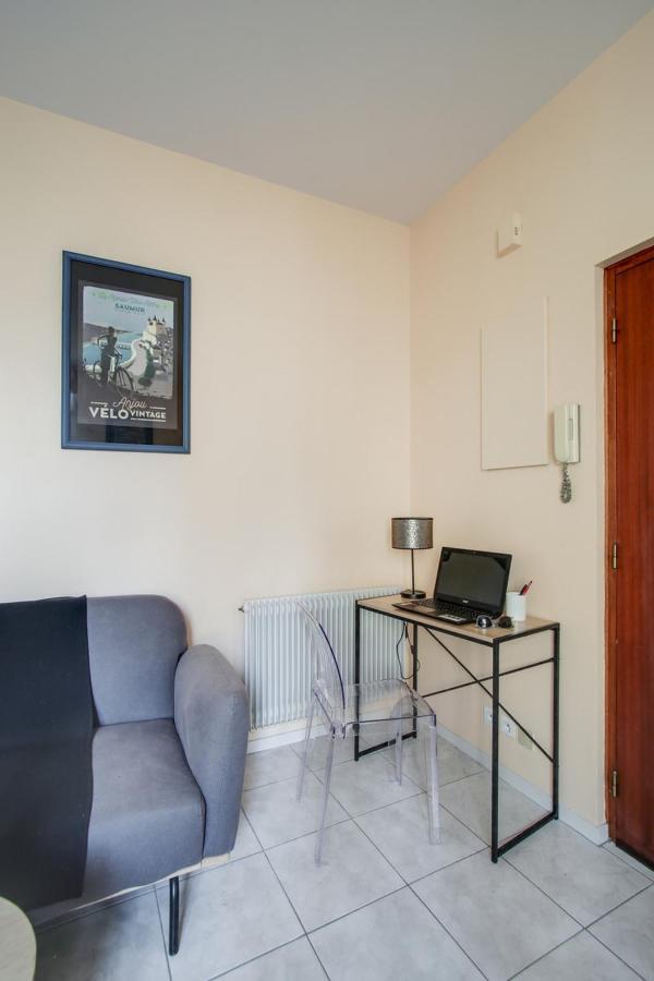 Appartement De Charme Bonnemere 索米尔 外观 照片